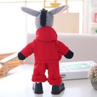 Jouets pas chers populaires, âne dansant en peluche, jouet chien en peluche musical chantant, jouet électronique de Noël