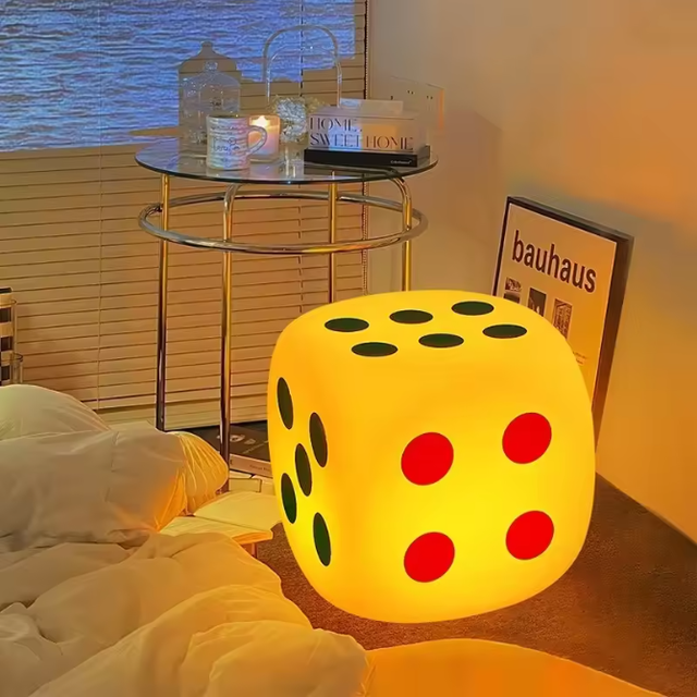 Led Inside Seats Lamp Colorful Remote Control Light up Table Night Light Bedside Lamp Creative Stool Floor Lamp bar Chair