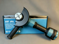 Meuleuse d'angle sans fil DGA404 125mm/100mm à batterie lithium-ion, interrupteur coulissant, machine de découpe et de polissage haute performance 18V