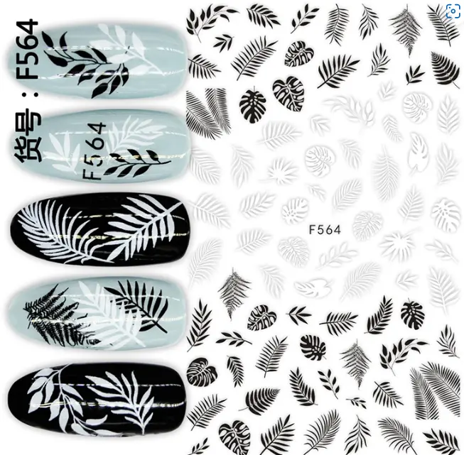 Luxury Designed Manicure Nail Sticker For Decorate
