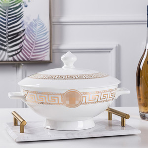 Offre Spéciale : Ensemble de Vaisselle en Céramique Royal Western de 60 Pièces, Style Champêtre, Sûr pour la Maison, les Restaurants, les Mariages et le Café - Product Image 4