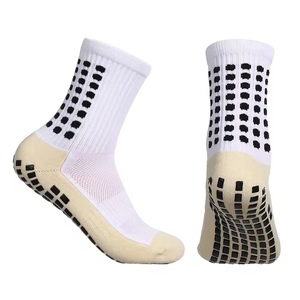 Wholesale Custom Available Breathable Knitted Pattern Football <b>Socks</b> Non-Slip Foot Design Soccer <b>Socks</b> for Men High Quality - Product Image 4