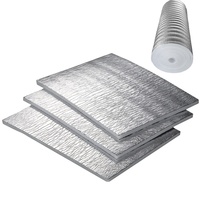 Sous-couche en mousse EPE XPE avec feuille d'aluminium, 3 mm d'épaisseur, 3-en-1, isolation thermique et acoustique avancée, réflectivité 97%, pour entrepôt