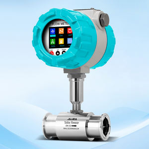 Pengukur Aliran Turbin Baja Tahan Karat dengan Layar Digital, Sambungan Tri Clamp, Layar LCD, Pengukur Laju Aliran Cairan Air, Minyak, dan Bahan Kimia - Product Image 2