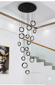 Anello lampada <span class=keywords><strong>a</strong></span> sospensione in filo metallico camera da letto moderna <span class=keywords><strong>per</strong></span> ufficio di lusso lampada <span class=keywords><strong>a</strong></span> sospensione <span class=keywords><strong>a</strong></span> <span class=keywords><strong>led</strong></span> moderna <span class=keywords><strong>per</strong></span> <span class=keywords><strong>soggiorno</strong></span> lampada da pranzo <span class=keywords><strong>a</strong></span> sospensione - Product Image 2