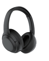 Casque Bluetooth sans fil à batterie amovible, circum-auriculaire, avec réduction de bruit active (ANC), haut-parleur stéréo 40 mm, autonomie de 40 heures