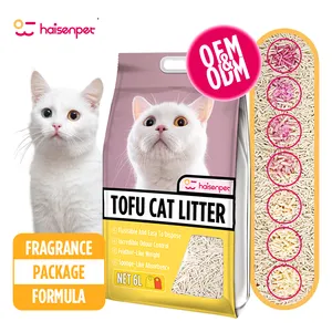 Ücretsiz örnekleri yüksek kalite sağlık izleme renk değiştirme topaklanma Tofu kedi kumu