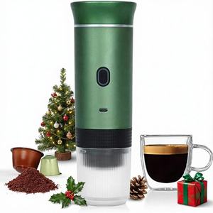 <span class=keywords><strong>Cafetera</strong></span> Espresso Automática Portátil Mini, <span class=keywords><strong>Cafetera</strong></span> Autocalentable de 60 ml, Funciona con Batería, Compatible con <span class=keywords><strong>Cápsulas</strong></span> de <span class=keywords><strong>Café</strong></span> <span class=keywords><strong>Molido</strong></span> - Product Image 1