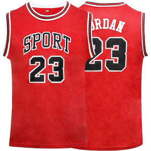 Maillot de basket-ball unisexe tendance, à manches courtes, respirant, à séchage rapide, personnalisable, en tissu 100% polyester, vente chaude - Product Image 1