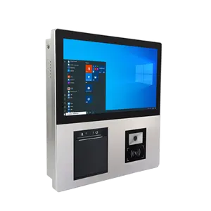 15.6 Inch Touch Screen All In 1 Windows POS System Built In 80mm Printer Touch Screen POS