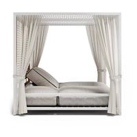 Mobilier d'extérieur moderne en aluminium de luxe en vente chaude piscine extérieure côté plage hôtel météo chaise longue chaise longue