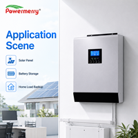 Onduleur hybride hors réseau 5kW 48VDC MPPT à onde sinusoïdale pure avec fonctionnement en parallèle pour panneaux solaires, batteries et utilisation domestique de secours