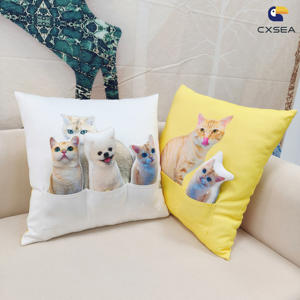 หมอนสำหรับสัตว์เลี้ยงพร้อมผ้าฝ้าย PP รูปทรงสัตว์แมวน่ารัก - Product Image 6