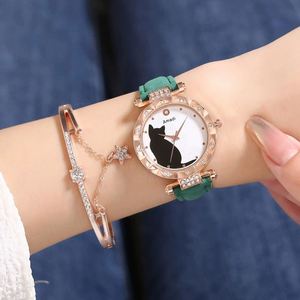 Valentine's Day Gift <b>Set</b> for Women 2Pcs Fashion <b>Watch</b> & Bracelet <b>Set</b> - Product Image 6