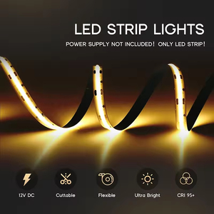 Barra de luz LED COB de 12V 24V de alta calidad, sin puntos, de 8 mm de ancho y 320 diodos emisores de luz. - Product Image 3