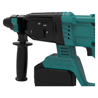 Marteau perforateur sans fil Source Factory 4 modes 55A avec carte de contrôle sans balais et queue SDS-Plus