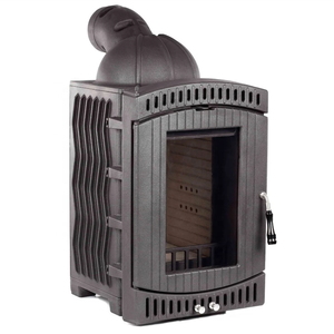 Poêle à bois encastré en fonte de style européen, norme européenne, avec doublure en vermiculite - Product Image 3