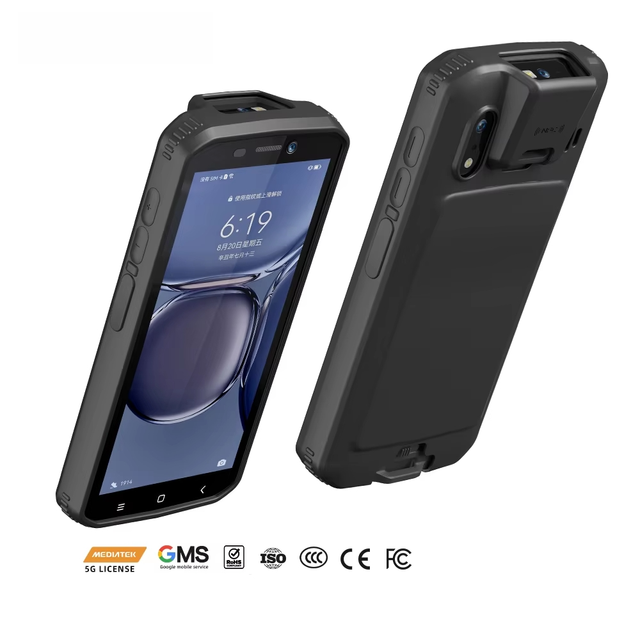 Android 14 Handheld Pda 4gb 64gb 5.45" 2d Barcode Scanner Ip67 Rugged Terminal Nfc 5000mah For Warehouse Inventory Management