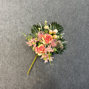 Flores Artificiales de Alta Calidad para <span class=keywords><strong>Cementerio</strong></span>, Resistentes a los Rayos UV, Decoración Conmemorativa para Tumbas, Venta al Por Mayor - Product Image 6