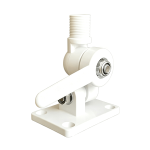 Support d'antenne marine en nylon ABS à cliquet 4 directions avec filetages mâles standard 1"-14 - Product Image 5