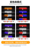 Luces de flash de dos colores y dos sincronizaciones con un controlador, luz estroboscópica Led Interior de vehículo de emergencia, luz estroboscópica Interior de camión de coche