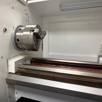 Mini-tour cnc à lit plat, appareil de établi, tour à métaux usiné, rock6140