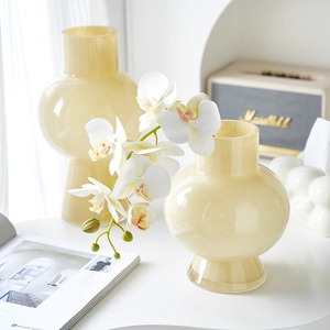 <span class=keywords><strong>Fenton</strong></span> Vintage Vase Cream-Style High-End Ins-Style Cristalería Diseño moderno para decoración de arreglos florales de lujo - Product Image 3
