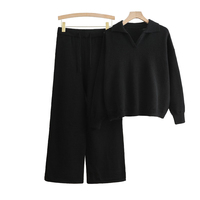 Ensemble Deux Pièces Décontracté de Vêtements d'Intérieur, Pull Ample à Manches Longues et Pantalon, Fabricants de Tenues pour Femmes