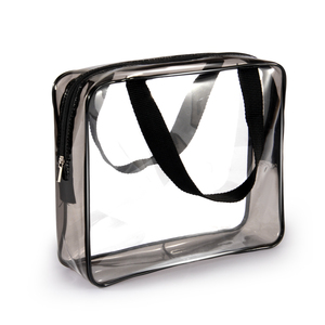 Individuelles Logo, Mindestbestellmenge 3 Stück, transparente Tragetasche, wasserdichte Kosmetiktasche, strapazierfähige PVC-Reisetasche, transparente PVC-Kosmetiktaschen - Product Image 3