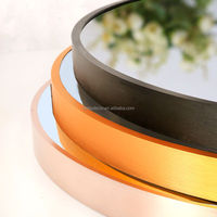 Miroir sur pied moderne personnalisé pour chambre à coucher, grand miroir de corps entier avec support, miroir sur pied encadré en aluminium, miroir de dressing pleine grandeur