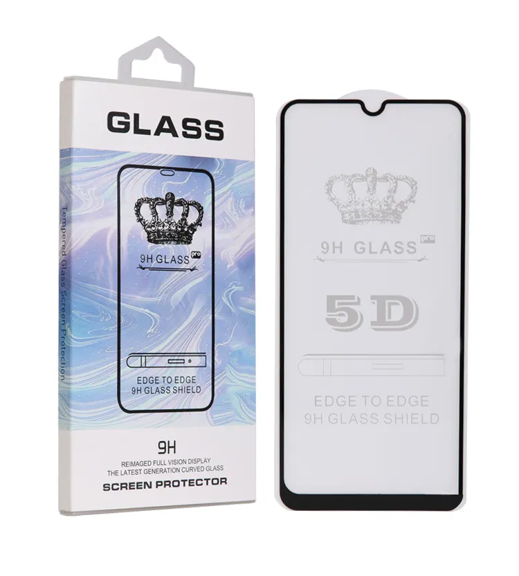 For Samsung Note 20 Tempered Glass Screen Protector 5D Silk Print Full Cover 0.3MM Protective Film For Oneplus Nord CE 5G