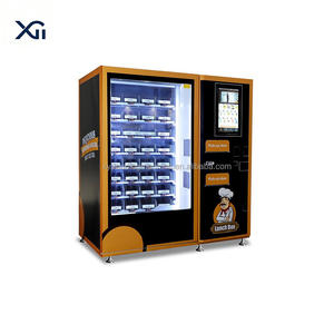 Distributeurs automatiques de nourriture chauffés XG avec réfrigération SDK activé Paiements par carte de crédit Gestion basée sur le cloud pour les centres commerciaux de bureau - Product Image 3
