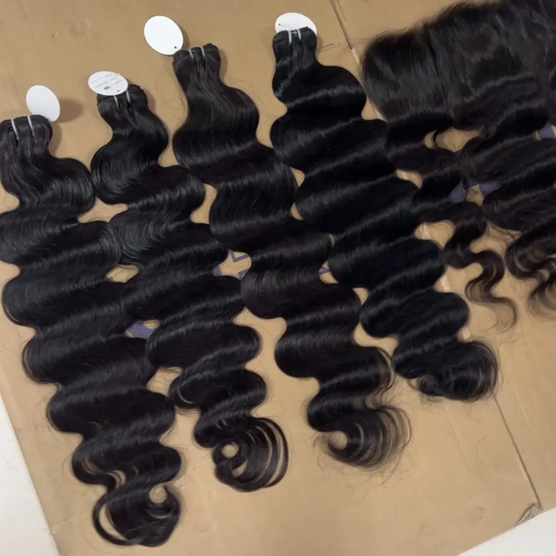 Drop shipping vendor rambut manusia mentah terbaik gelombang tubuh 100 rambut Indian Virgin rambut mentah belum diproses