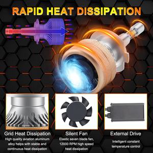 <span class=keywords><strong>F4</strong></span> 360 °   Phares de <span class=keywords><strong>voiture</strong></span> à LED 130W, <span class=keywords><strong>prix</strong></span> de gros, 12V, style automobile, ampoules de phare, lumière focalisée, système d'éclairage automobile - Product Image 4