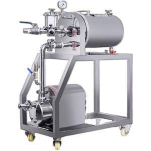 ตัวกรองไดอะตอมไมต์แนวตั้งทำจากสแตนเลสเกรดอาหารสำหรับการผลิตเบียร์ ไวน์ ไวน์เหลือง ไวน์แดง และสุรา - Product Image 1