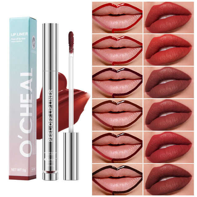 Best Quality Private Label 24 Color Professional Matte Waterproof Long Lasting Smooth Natural Sunscreen Lip Liner Pencil