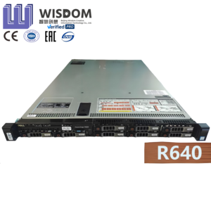 Servidor Usado R640 1U para Montaje en Rack, 2*Xeon Silver 4210, 64GB DDR4, 2*500GB SSD H730P en Stock, Dos Servidores Móviles para Montaje en Rack - Product Image 1