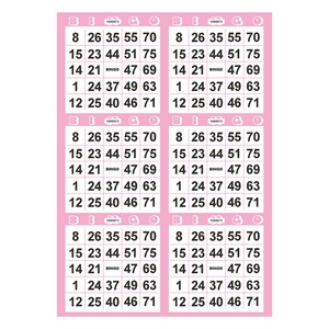 Bingo de Alta Definición con Entrega Rápida, Bingo Digital con Números Impresos para Fiestas - Product Image 4