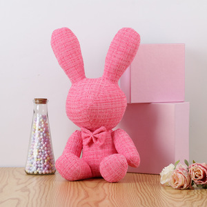 Giocattolo Coniglietto con Papillon di Alta Qualità alla Moda Durevole in Vari Colori per Decorazioni Pasquali - Product Image 2