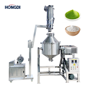 Mezcladora Dispersora de Doble Cono con Alimentador por Vacío y Bomba de Motor para Polvos de Almidón, Cacao y Café, Capacidad de 200L, para Alimentos y Productos Químicos - Product Image 1