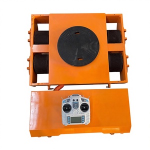 Chariot de manutention robuste largement utilisé pour déplacer des équipements lourds, des machines et des marchandises dans les ateliers d'usine et sur les chantiers de construction - Product Image 1