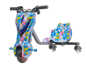 Großhandel Sinate 360-Grad-Drehbares Bürstenloses Elektro-Dreirad für Kinder mit Lithium-Batterie für Drift-Scooter 6,5/8 Zoll Räder - Product Image 5