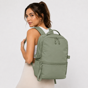 Sac à dos léger résistant à l'eau 20-35L en nylon pour le sport, les voyages et le quotidien, avec bretelles réglables et fermeture éclair, unisexe - Expédition depuis l'entrepôt américain - Product Image 6