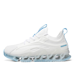 Zapatillas deportivas de baloncesto para hombre, transpirables, de malla, con absorción de impactos y suela gruesa - venta al por mayor transfronteriza - Product Image 2