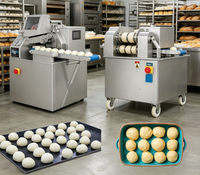 Machine de production de boules de pâte à pain certifiée, diviseuse de pâte automatique et bouleuse conique pour boulangerie