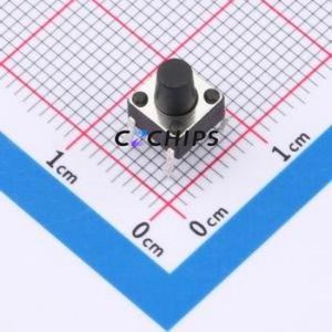 TS013-CBW1FH7.5 Tactile <b>Switch</b> Through hole-4P,6x6mm <b>Switch</b> Single Pole Single Throw Round Button 2.5N Through Hole - Product Image 1