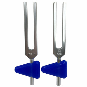 Diapasón MI528, Diapasón de Aleación de Aluminio de 528 Hz, Diapasón de Regalo, Viene con Funda de Tela, Martillo de Afinación Grabable con Láser - Product Image 1