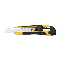 Couteau utilitaire à lame coulissante, robuste, ergonomique, de qualité industrielle, outil de coupe de précision professionnel, garantie OEM de 3 ans pour