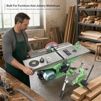 Machine à bois multifonctionnelle HNRB, table de travail pour scie circulaire, mortaiseuse, menuiserie, atelier, fournisseur en gros OEM ODM