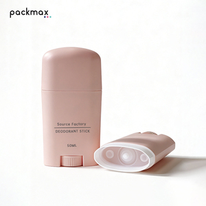 Private <b>Label</b> 50g Flat PP Disposable Biodegradable Recyclable Pulp Moulded Custom Logo Deodorant Sunscreen Stick - Product Image 5